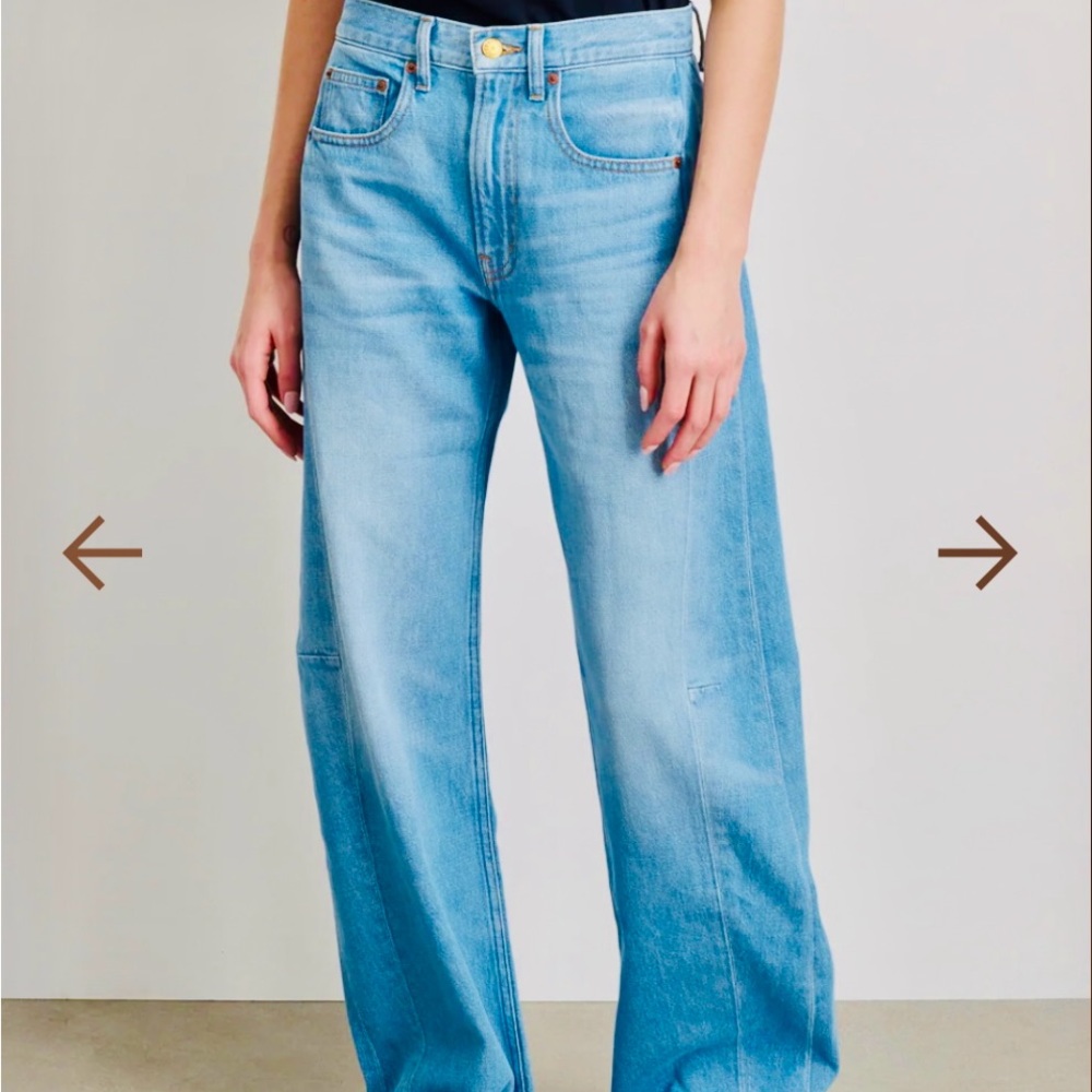 B SIDES Relaxed Lasso in Warren Blue size 24.  NWT
